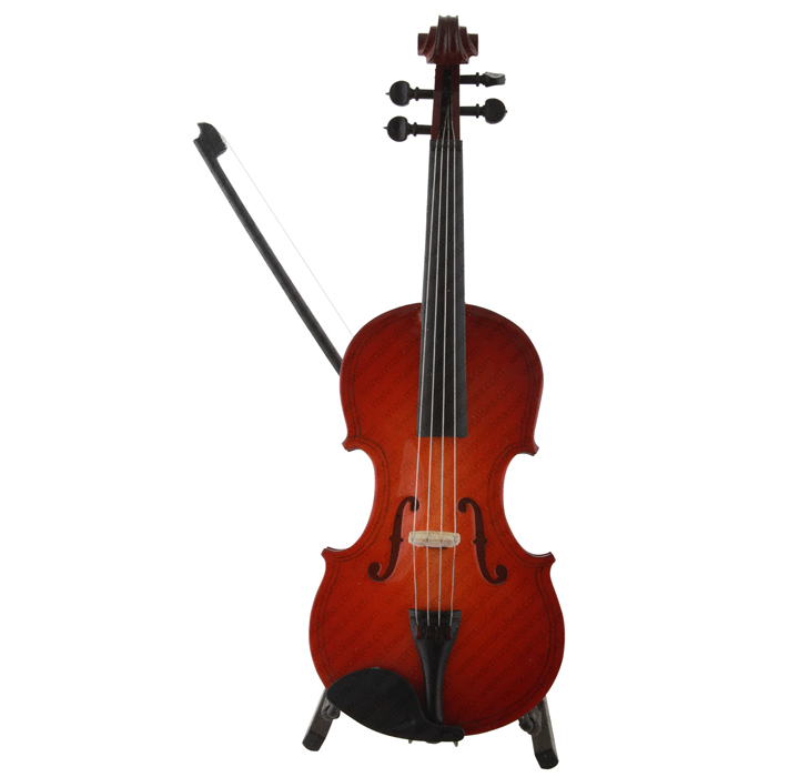 Miniature Baby brown Violin